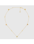 [GUCCI] Interlocking G 18k necklace with gemstones 662429J81968522