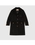 [GUCCI] Double G embroidery wool coat 657054ZAG3M1000