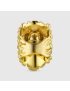 [GUCCI] Lion head ring with crystal 402763J1D508062