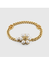 [GUCCI] Pearl Double G bracelet 645659I46208078