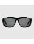 [GUCCI] Rectangular frame sunglasses 691347J07401012