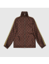 [GUCCI] GG Supreme print silk zip up jacket 625007XJCL52138