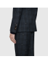 [GUCCI] Fitted bee check wool suit 606239Z551J4590