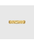[GUCCI] Yellow gold ring with Interlocking G 603608J85008000
