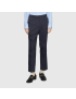 [GUCCI] Cotton ankle trousers with Web 668588Z8AQY4433