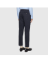 [GUCCI] Cotton ankle trousers with Web 668588Z8AQY4433