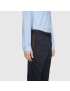 [GUCCI] Cotton ankle trousers with Web 668588Z8AQY4433