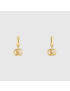 [GUCCI] GG Running yellow gold earrings 582017J85008000