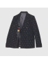 [GUCCI] Interlocking G stripe wool suit 660190ZAGWR4956