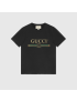 [GUCCI] Oversize washed T shirt with  logo 440103X3F051508