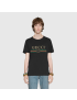 [GUCCI] Oversize washed T shirt with  logo 440103X3F051508