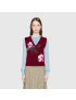 [GUCCI] Flowers intarsia wool vest 663926X12746412