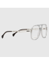 [GUCCI] Aviator optical frame 692786J07401891