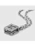 [GUCCI] Necklace with Square G cross in silver 552768J84000811