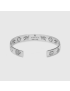 [GUCCI] Blind For Love bracelet in silver 455242J84000701