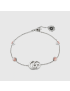 [GUCCI] Double G mother of pearl bracelet 527393J84408164