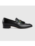 [GUCCI] Mens loafer with Web and Interlocking G 6247201W6101066