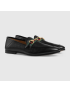 [GUCCI] Mens leather Horsebit loafer with Web 581513DLCC01078
