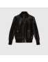 [GUCCI] Leather bomber jacket 621460XNAKP1000