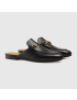 [GUCCI] Princetown leather slipper 423513BLM001000