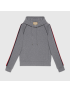 [GUCCI] Hooded sweatshirt with Web 673623XJDU41093