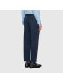 [GUCCI] Cotton 60s trousers with Web 468518Z37324206