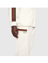 [GUCCI] Cotton canvas trousers with Gucci label 604171XDAX39061