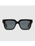 [GUCCI] Rectangular frame sunglasses 691348J07401012