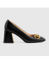 [GUCCI] Womens mid heel pump with Horsebit 643886C9D001000