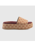 [GUCCI] Womens Original GG slide sandal 573018KQW008366