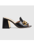 [GUCCI] Womens slide sandal with Horsebit 655412BKO001000