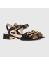 [GUCCI] Womens sandal with Horsebit 655413BKO001000