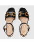 [GUCCI] Womens sandal with Horsebit 655413BKO001000