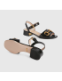 [GUCCI] Womens sandal with Horsebit 655413BKO001000