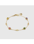 [GUCCI] Interlocking G 18k bracelet with gemstones 662430J81918488