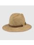 [GUCCI] Straw hat with Horsebit 6565163HAEI9264