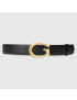 [GUCCI] Belt with G buckle 655567BGH0G1000