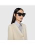 [GUCCI] Cat eye frame sunglasses 691297J07401012