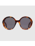 [GUCCI] Round frame sunglasses 691295J07402312