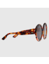[GUCCI] Round frame sunglasses 691295J07402312