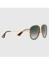 [GUCCI] Aviator metal sunglasses 461704I33302363