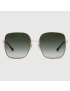 [GUCCI] Square frame sunglasses 648494I33308012