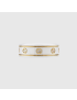 [GUCCI] Icon ring with yellow gold Interlocking G 606826J85V58062