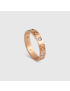 [GUCCI] Thin rose gold diamond Icon ring 152046J85405702