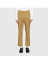 [GUCCI] Cotton ankle trousers with Web 668588Z8AQY9727
