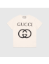 [GUCCI] Oversize T shirt with Interlocking G 493117X3Q357561