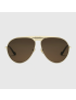 [GUCCI] Aviator sunglasses 648639I33308023