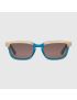 [GUCCI] Rectangular frame sunglasses 691381J07404623