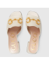 [GUCCI] Womens slide sandal with Horsebit 655412BKO009022
