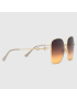 [GUCCI] Square frame sunglasses 648494I33308076